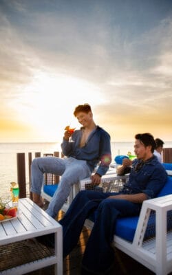 Một quán cà phê view biển Vũng Tàu siêu sang chảnh không thể bỏ qua đó là Marina club