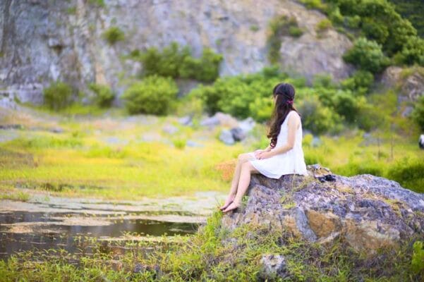 Đồi Con Heo Vũng Tàu vào mùa mưa cây cối tràn trề nhựa sống