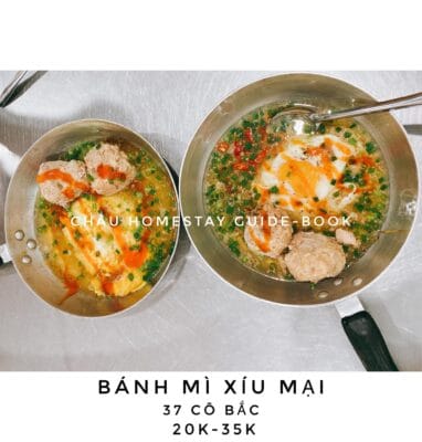 Quán ăn sáng ở Vũng Tàu ngon với món bánh mì xíu mại