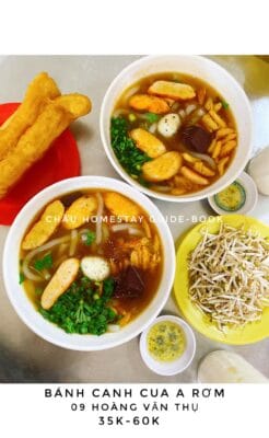 Ăn sáng ở Vũng Tàu với món bánh canh cua