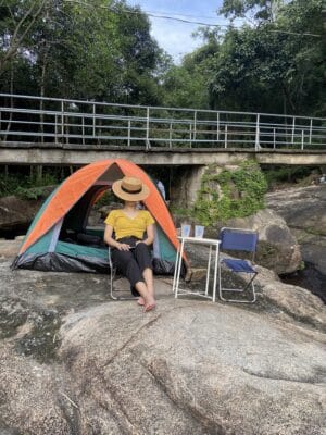Cắm trại ở Suối Đá là trải nghiệm không tồi