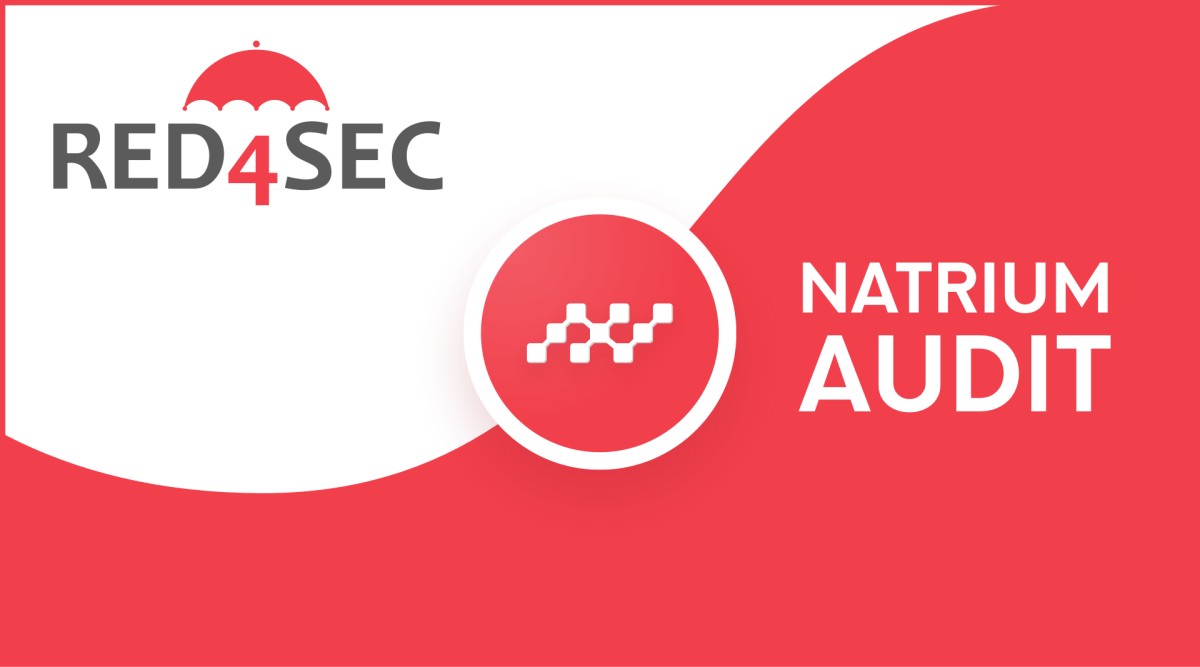 Natrium audited by Red4Sec — No critical vulnerabilities.