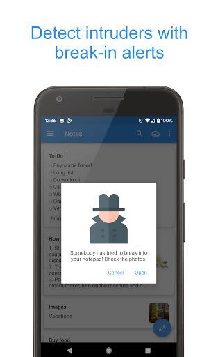 Private Notepad - notes and lists Android App