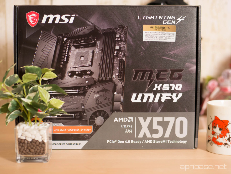 X570 UNIFY + 3700X + おまけ16GBメモリ