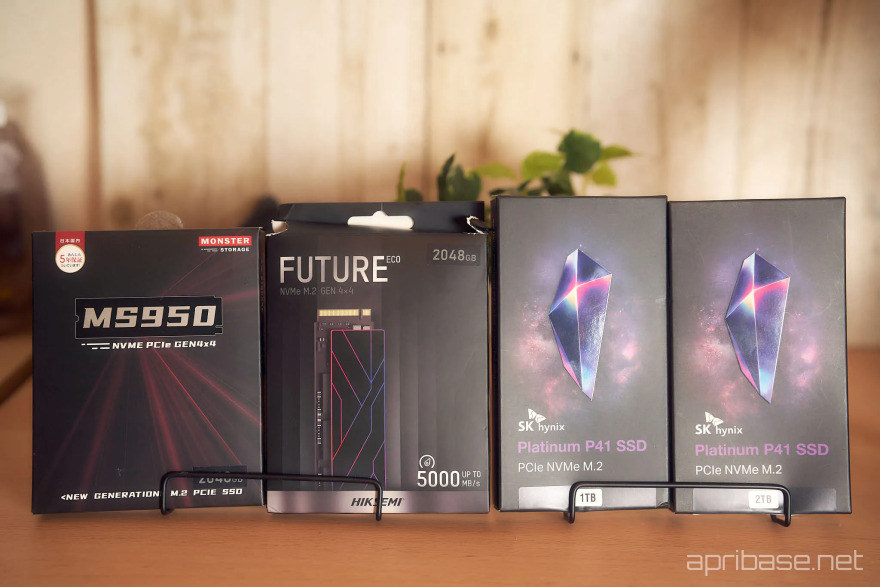 HIKSEMI FUTURE や類似 SSD の論理セクタサイズ ||| Apribase