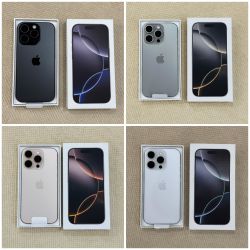 Apple iPhone 16 Pro Max, iPhone 16 Pro, iPhone 16, 16 Plus