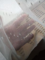 Linda fehérszínű sablé függöny méretre varrva