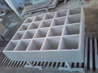 EU szabvány 30x30x30cm-es fakkos iráslap hellyel