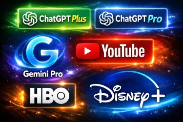 ChatGPT Pro/Plus 1 Hónapos /Disney,Gemini,Youtube,HBO előfiz