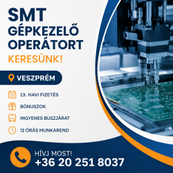 SMT gépkezelő operátor - Veszprém