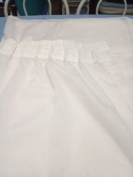 Linda fehérszínű sablé függöny méretre varrva