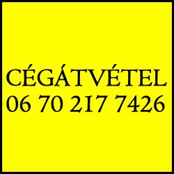 Cégátvétel tartozással. Tel: 06 70 217 7426 Cégét átveszem