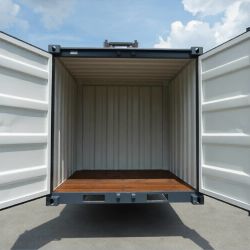 Új Standard 8 lábas Szállítókonténer, Antracitszürke