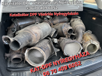 Dpf katalizátor részecskeszűrő vásárlás vétel Nyíregyháza 