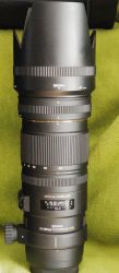 Sigma 70-200 mm Zoom objektív  F2,8-APO-EX-DG-OS  Optikai St