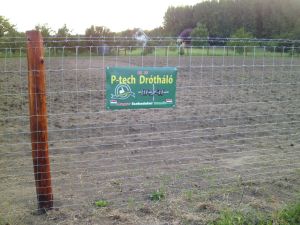 vadháló, drótfonat,kerítésdrót,oszlop