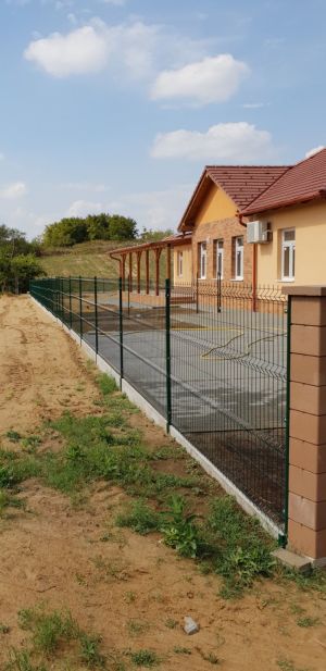 3D táblás kerítés panel, drótfonat, vadháló, drótháló