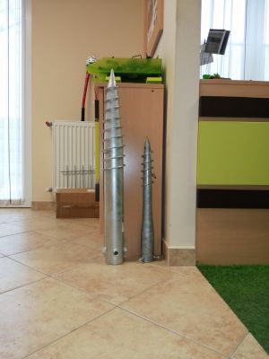 Talajcsavar drótháló vadháló drótfonat kerítés oszlop