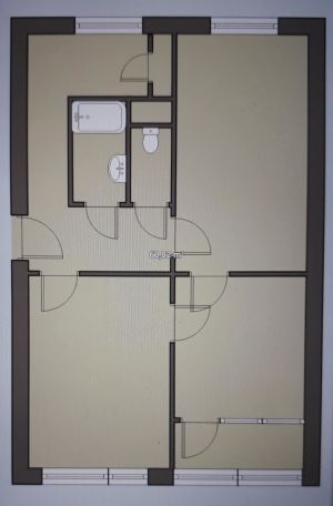 Szegedi magasföldszinti, 60 m2-es 1+2 szoba, loggiás lakás