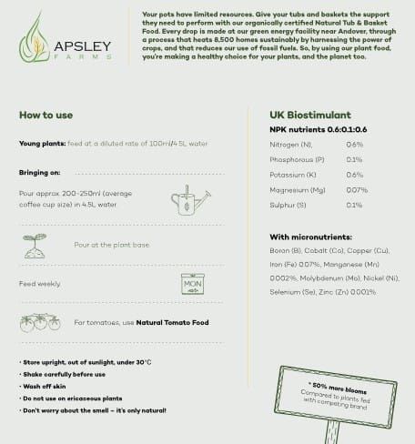 Natural Tub and Basket Food 5L - Image 3