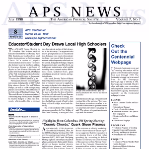 APS News July 1998