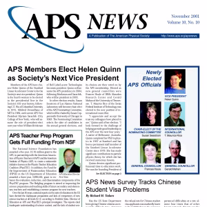 APS News November 2001