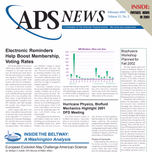 APS News February 2002