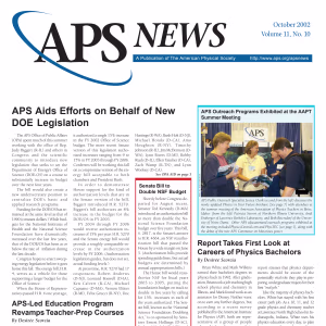 APS News October 2002