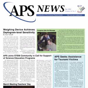 APS News May 2005