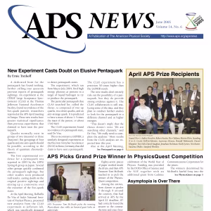 APS News June 2005