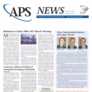 APS News December 2005