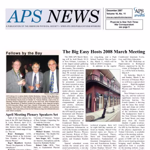 APS News December 2007