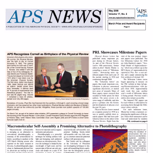 APS News May 2008