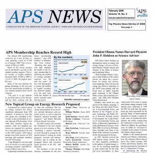 APS News February 2009