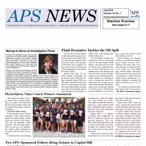 APS News July 2010