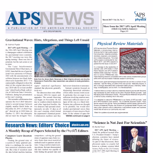 APS News March 2017