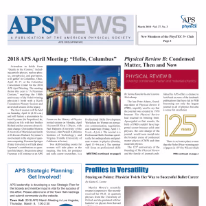 APS News March 2018