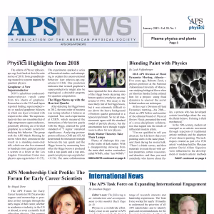 APS News January 2019