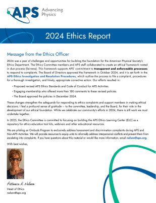 2024 Ethics Report