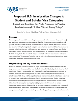 Proposed U.S. immigration changes to student and scholar visa categories