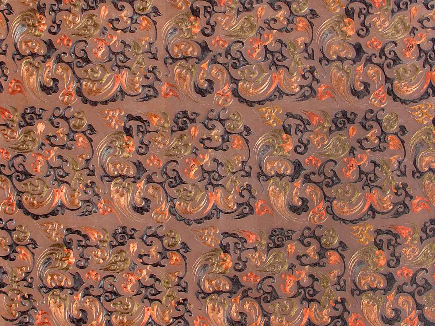 Western Han longevity embroidery pattern