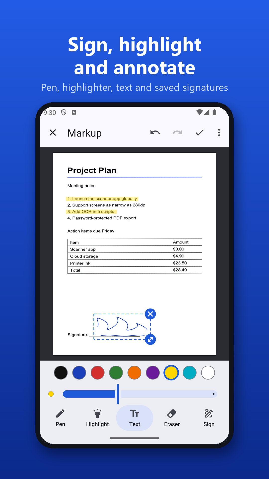 ScanPro: PDF Document Scanner for Android — screen 2