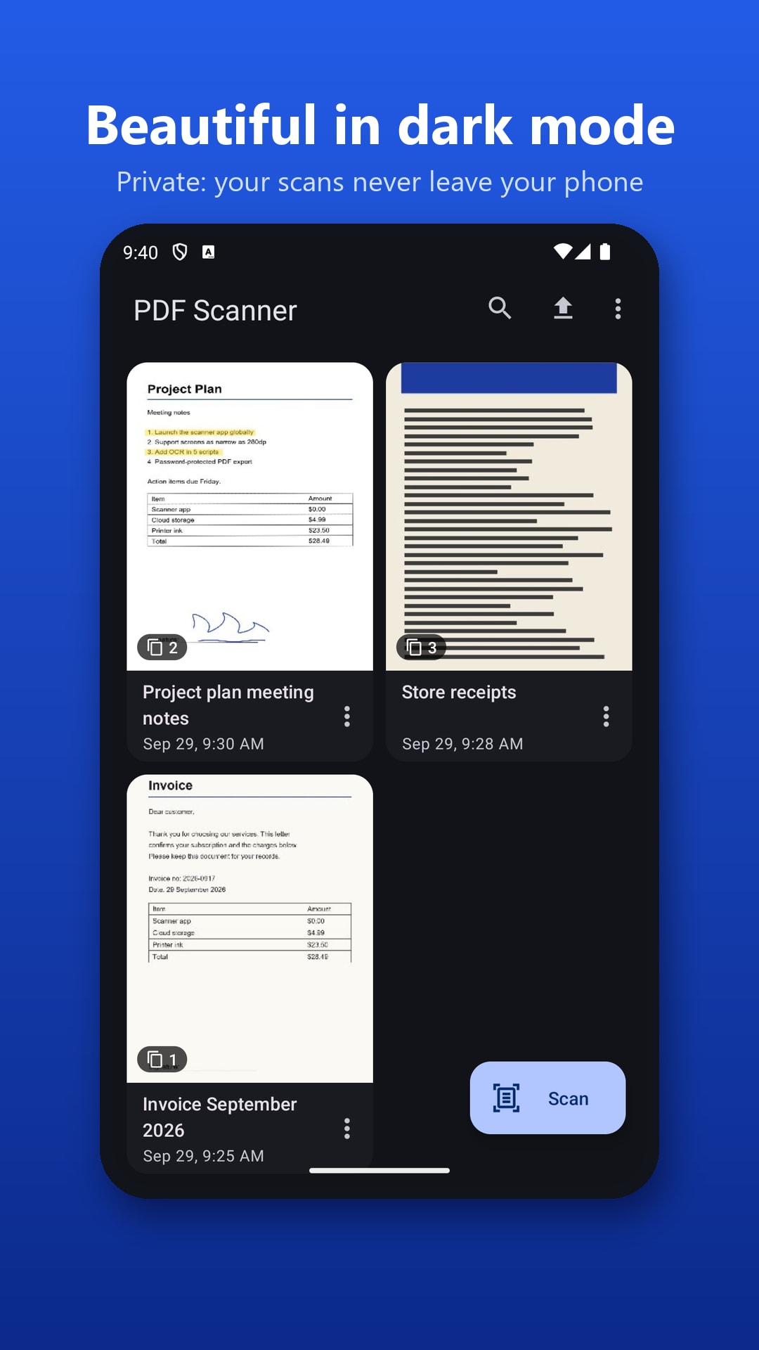 ScanPro: PDF Document Scanner for Android — screen 4