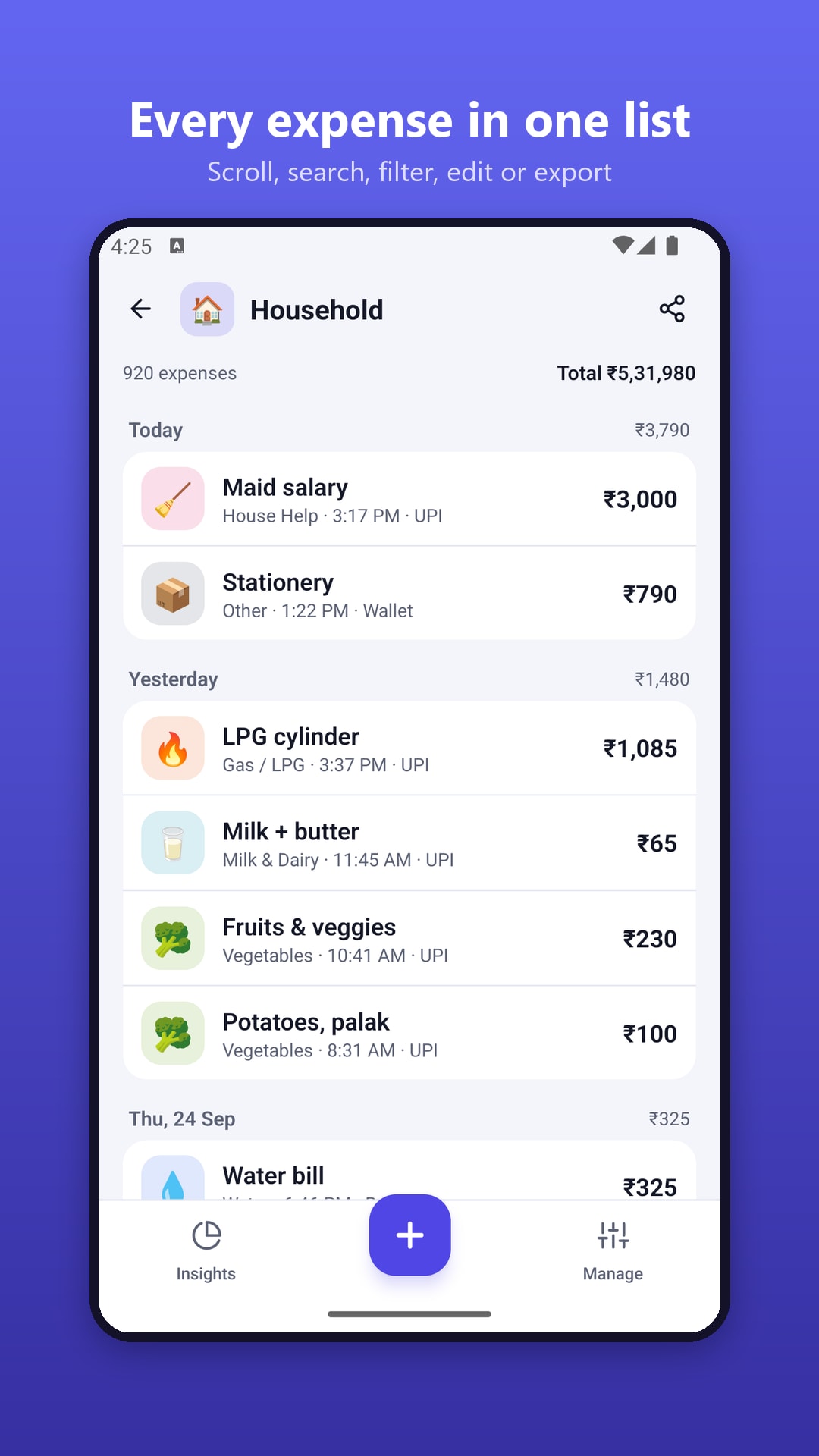 Expense Calculator & Budget for Android — screen 5