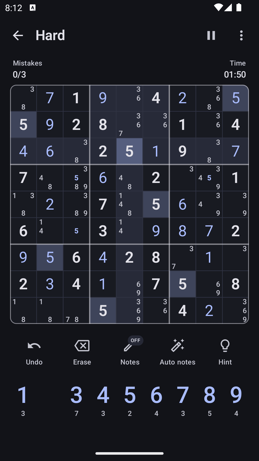 Sudoku – Classic Number Puzzle for Android — screen 1