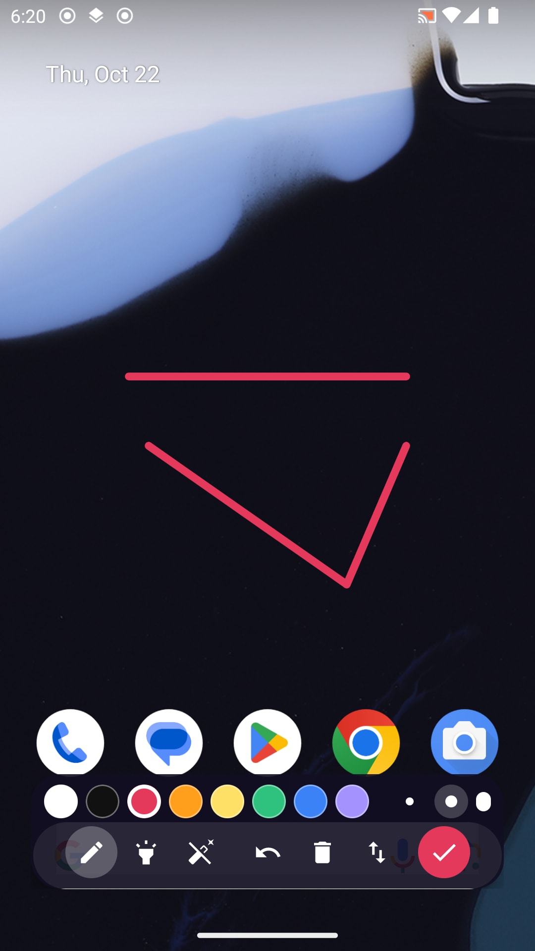 NowCap for Android — Drawing on the screen with the pen while recording