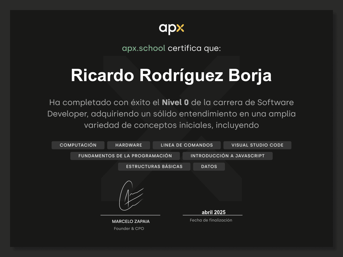 Certificado