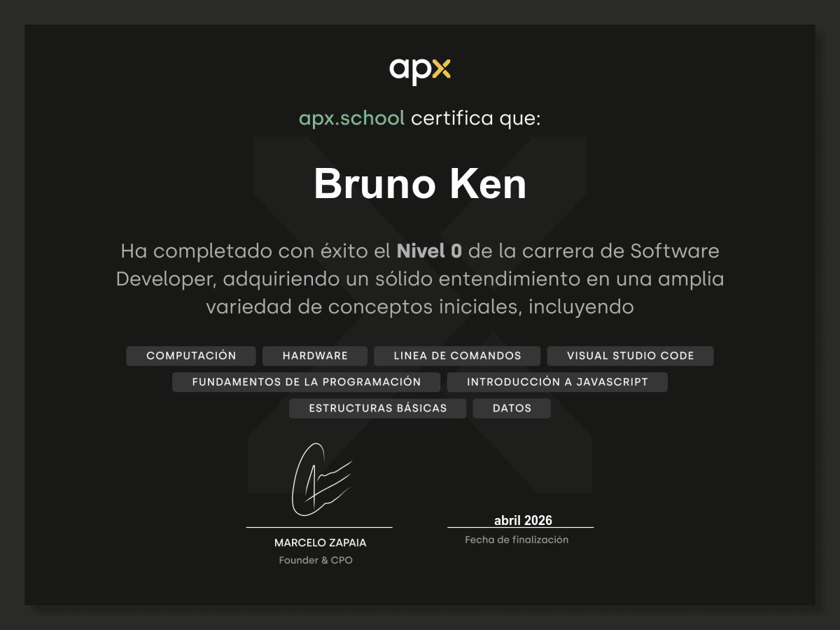 Certificado