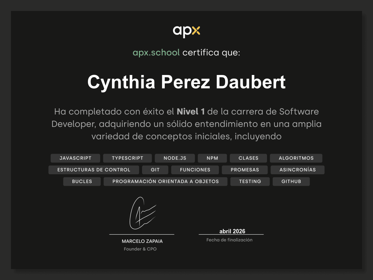 Certificado