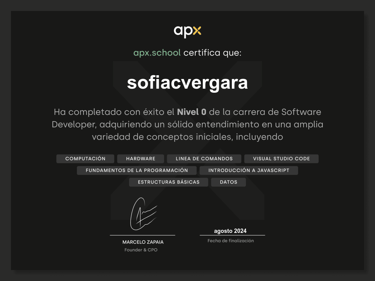 Certificado